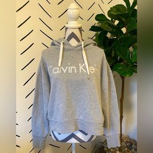 Calvin Klein Gray Hoodie Sweatshirt